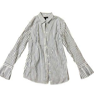 Banana Republic Striped  Button-Up